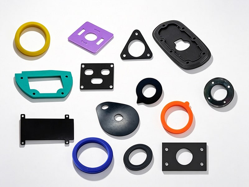 Custom silicone gaskets for sealing and insulation applications