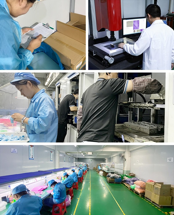 Professional custom silicone manufacturer team