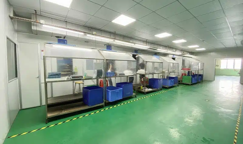 Custom silicone molding workshop for OEM silicone product manufacturing
