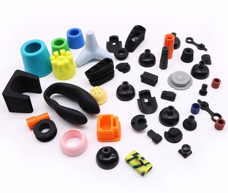 Custom silicone parts for automotive sealing, protection, and damping applications