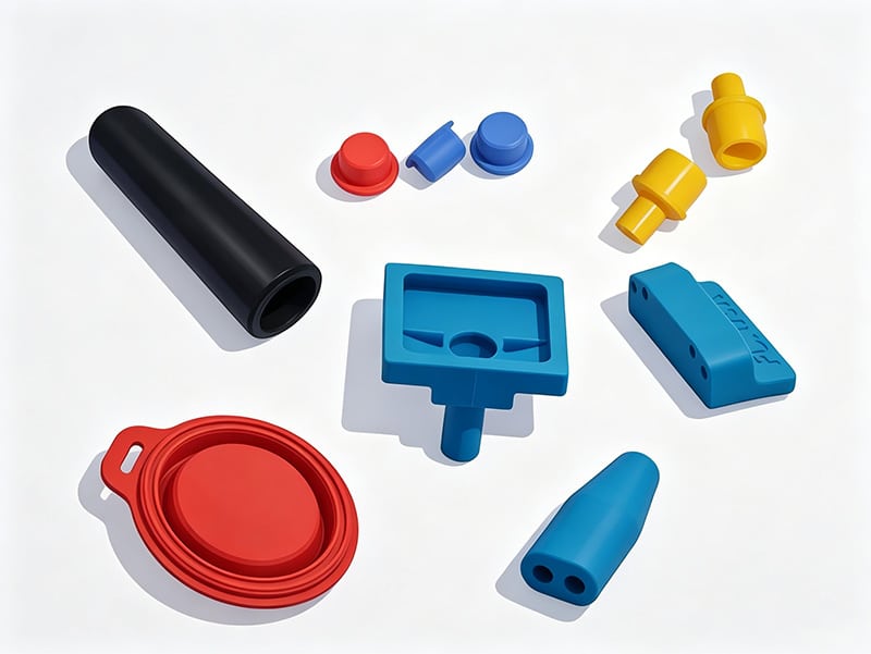 Custom silicone protective caps and covers for industrial applications