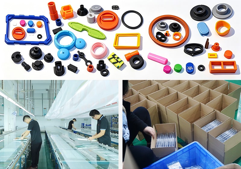 Flexible customization options for custom silicone parts